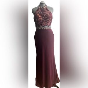 Alyce Paris 2-piece mermaid skirt, gown Sz 10
